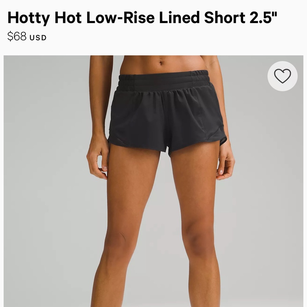Lululemon athletic shorts